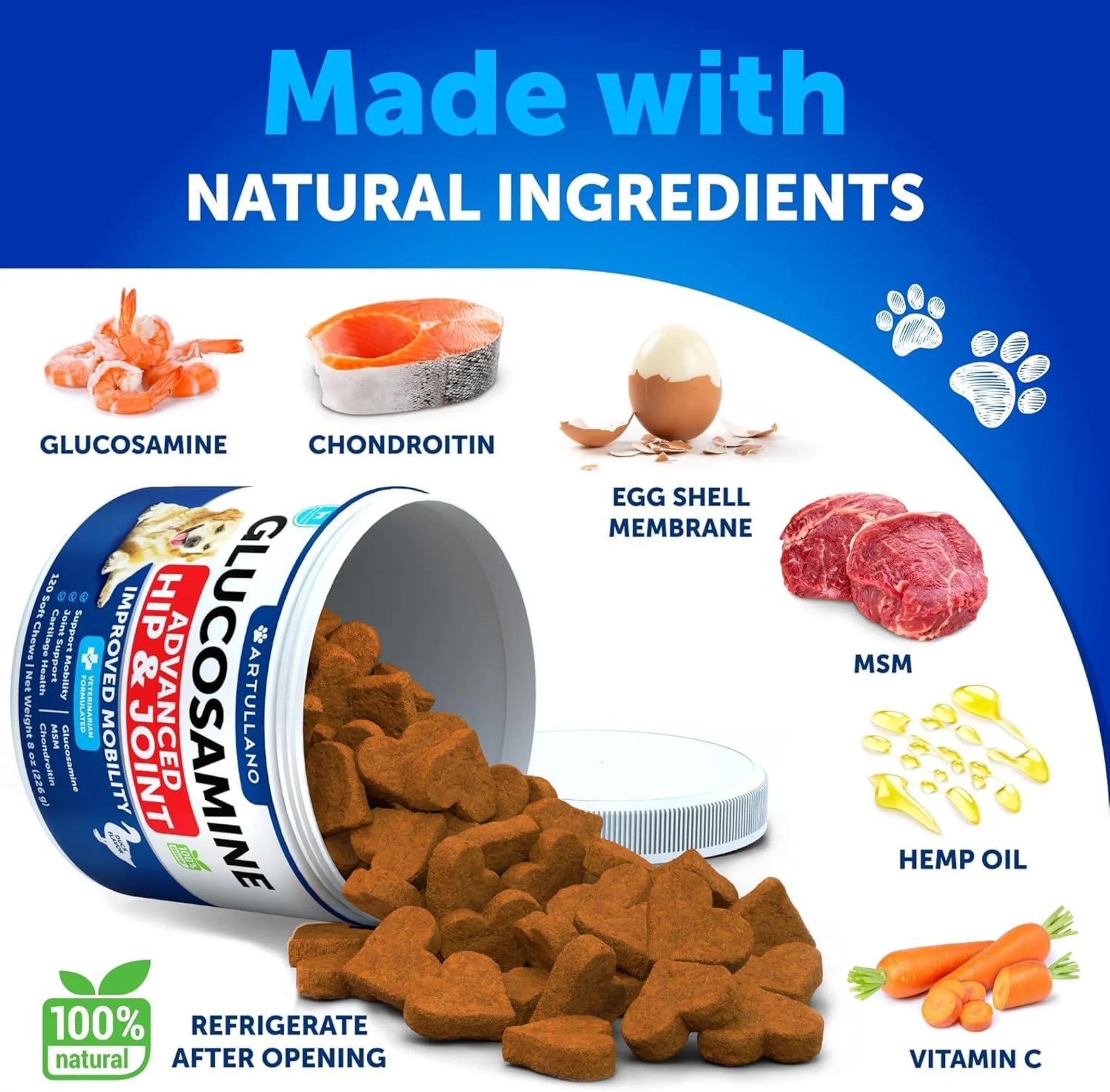 Glucosamine for Dogs Hip and Joint Supplement