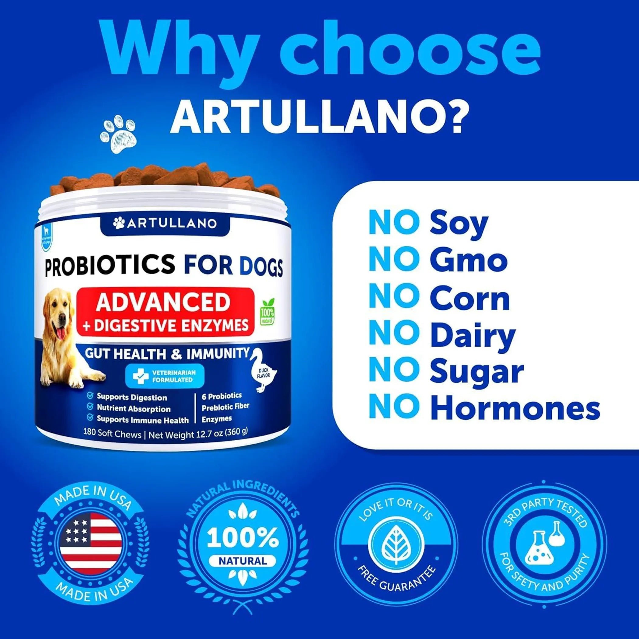 Probiotics for Dogs Support Gut Health Itchy Skin Allergies