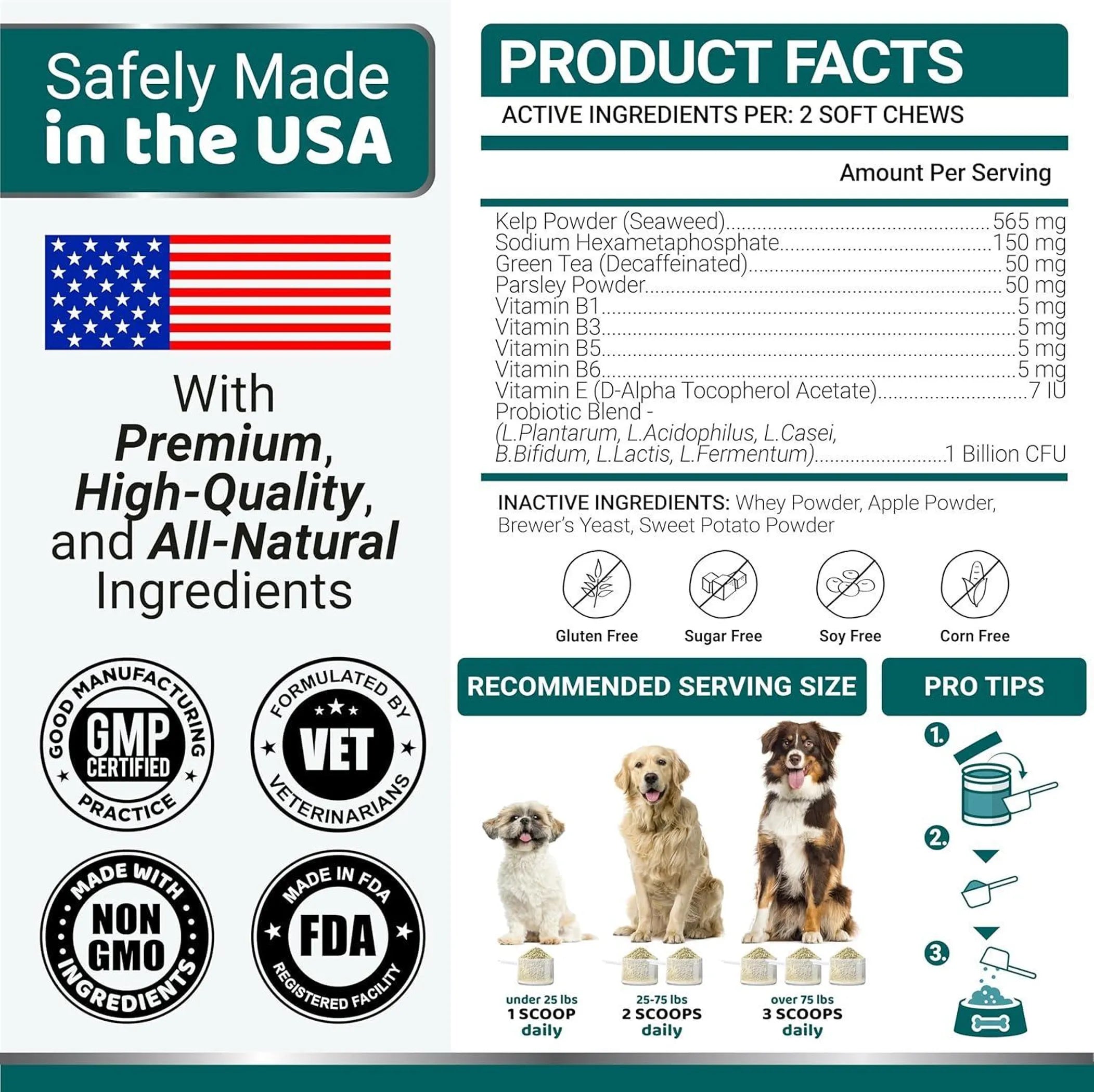 Dog Dental Powder Breath Freshener