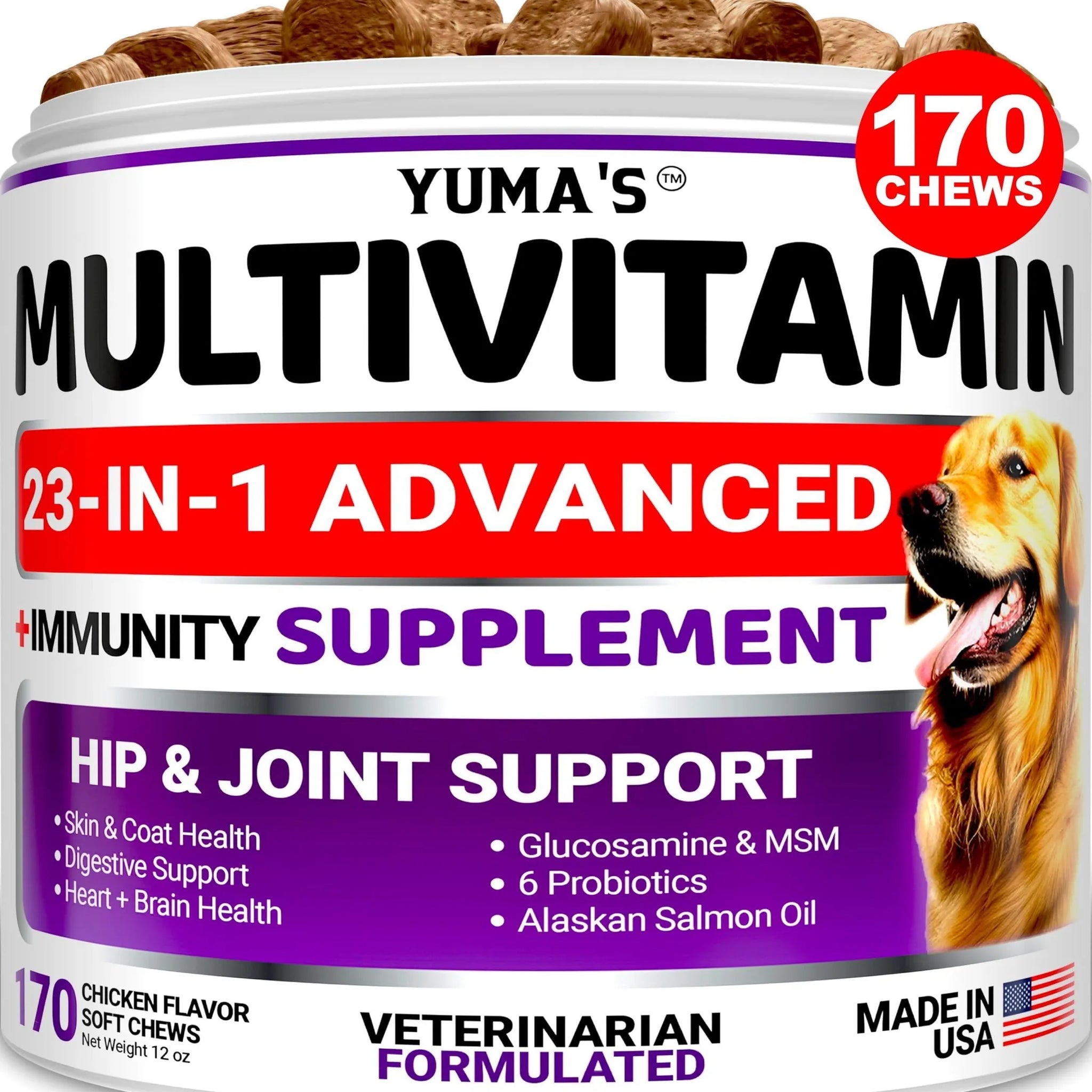 Dog Multivitamin Chewable with Glucosamine