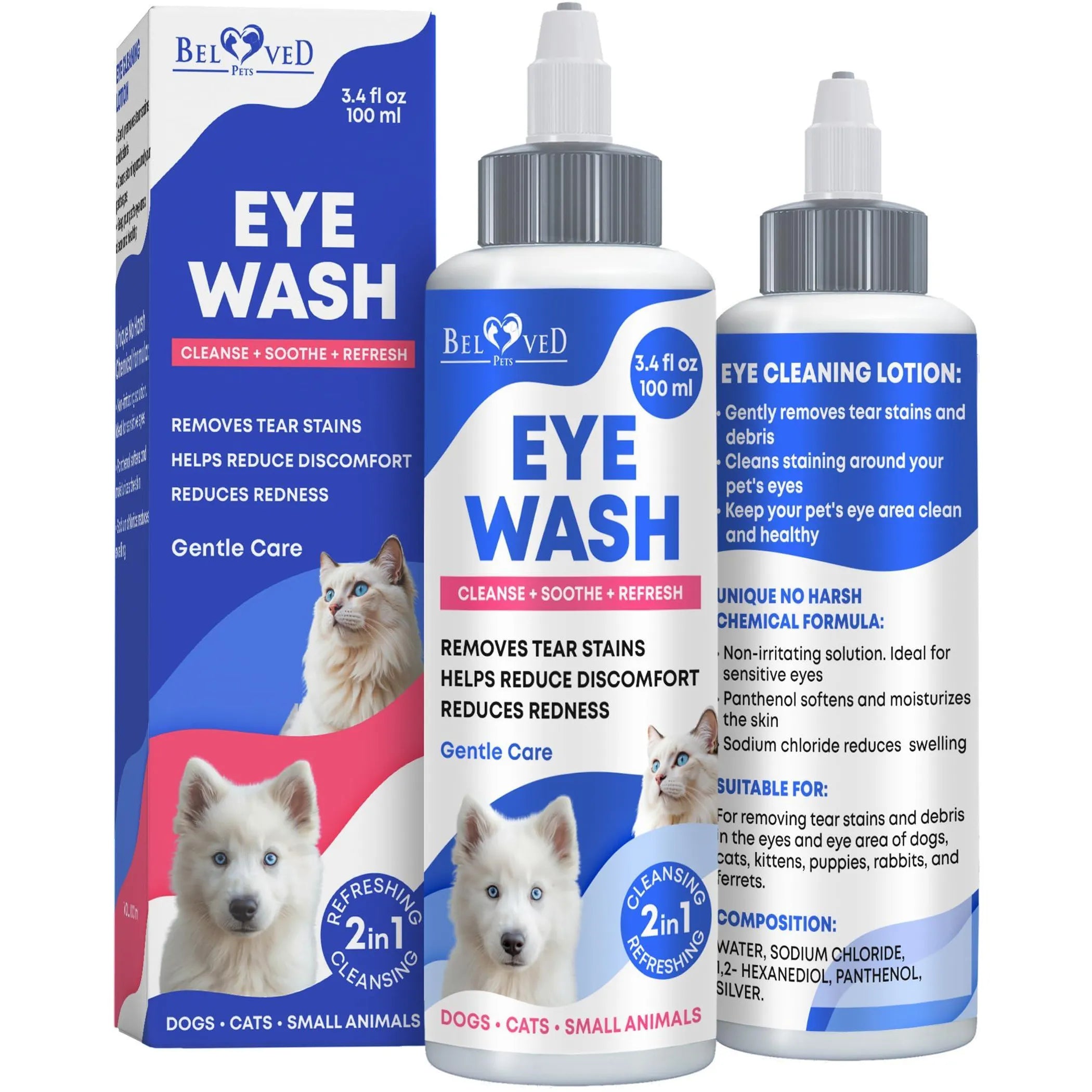Cat & Dog Eye Drops & Tear Eye Infection Treatmen