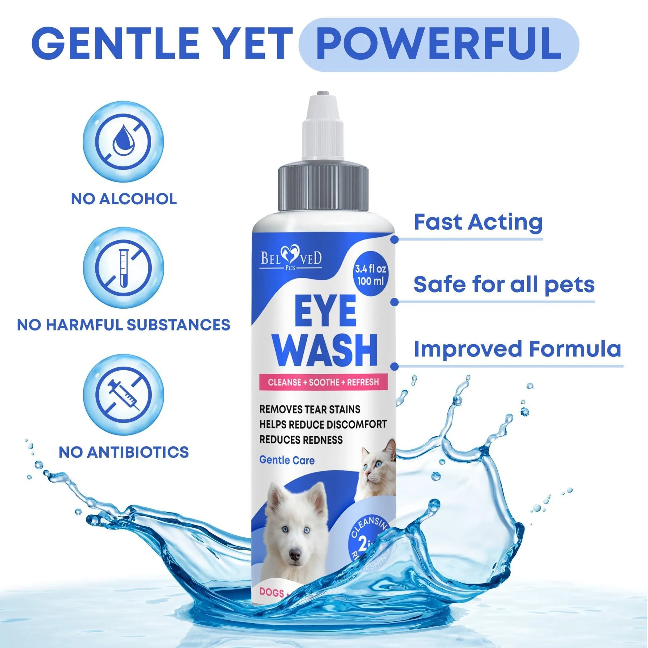 Cat & Dog Eye Drops & Tear Eye Infection Treatmen