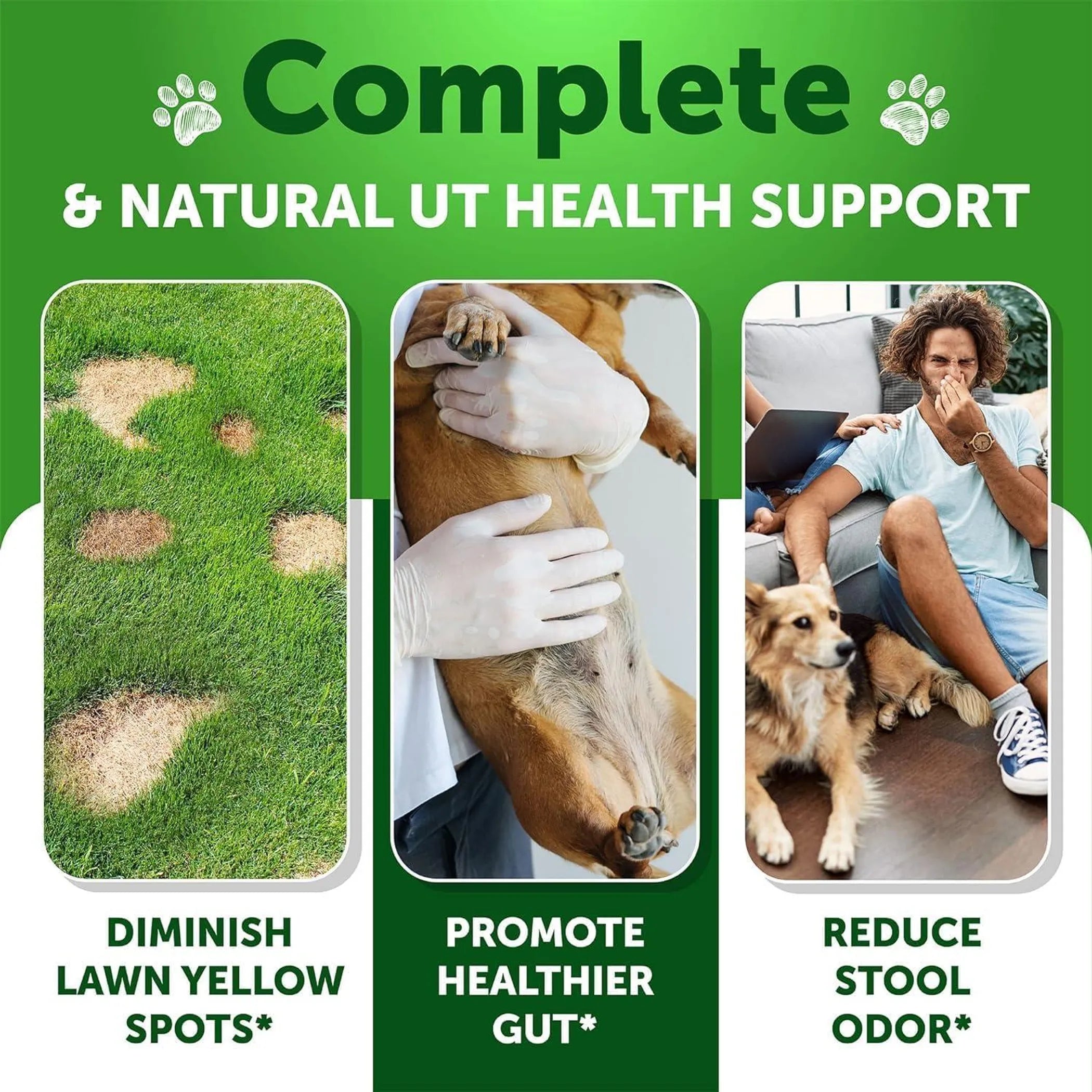 Grass Burn Spot Chews for Dogs