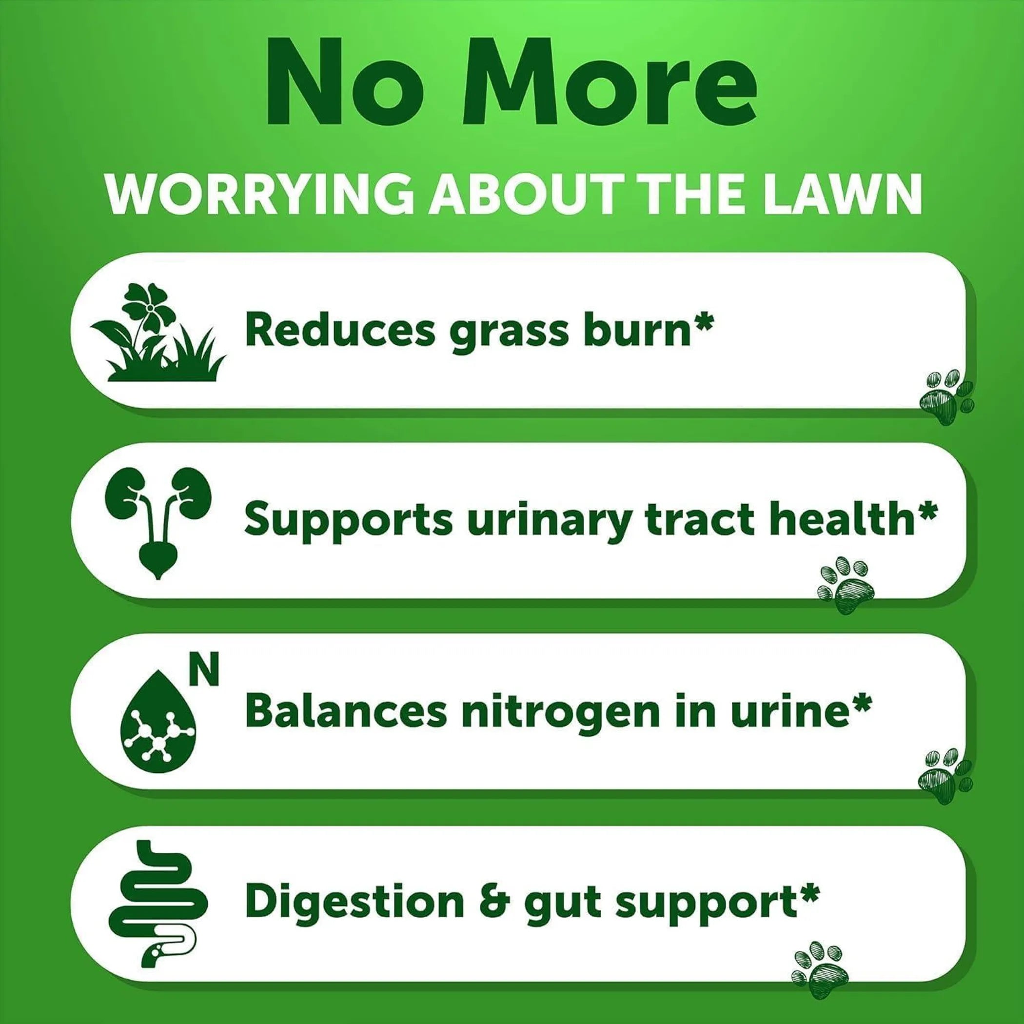Grass Burn Spot Chews for Dogs