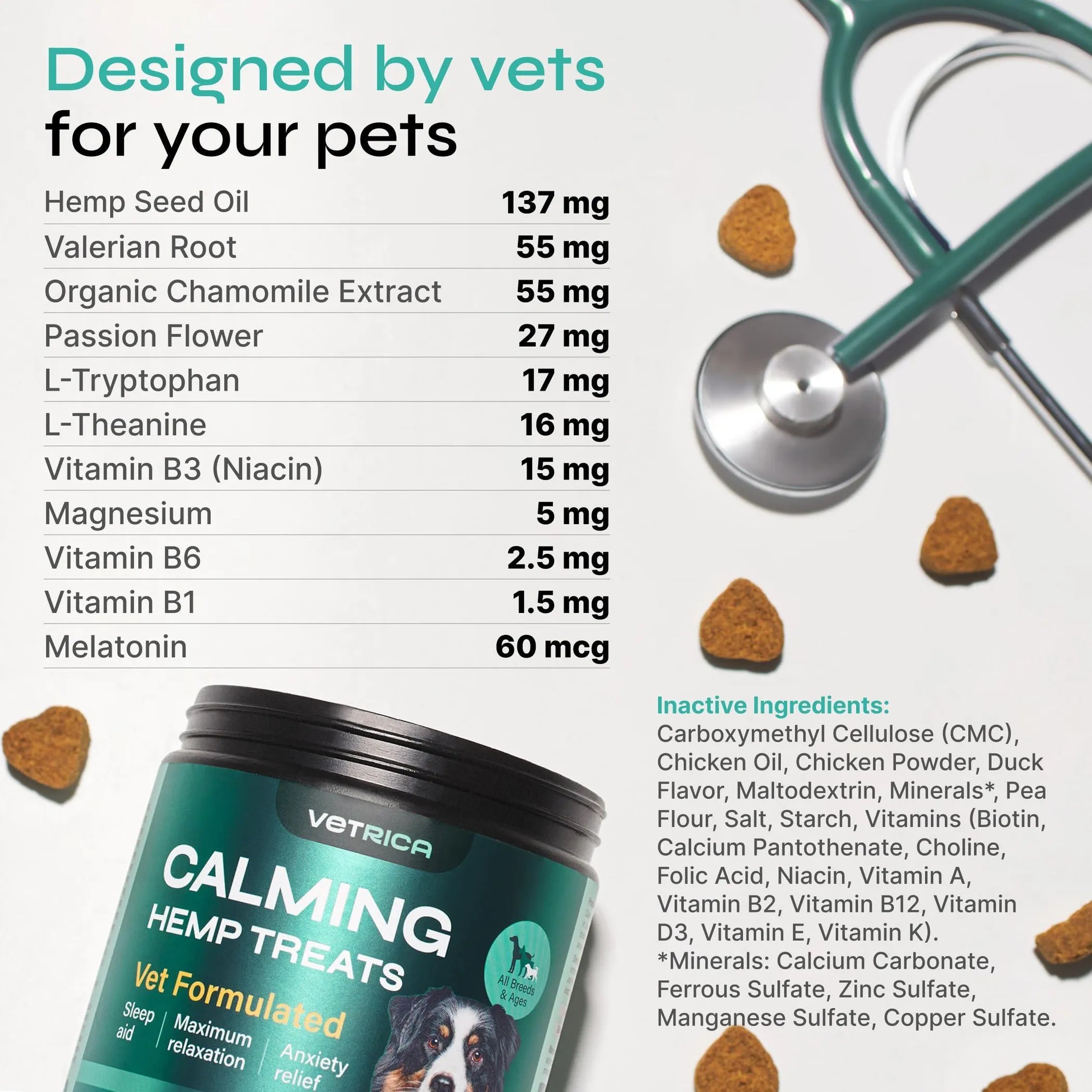 Hemp Calming Chews for Dog Anxiety Relief