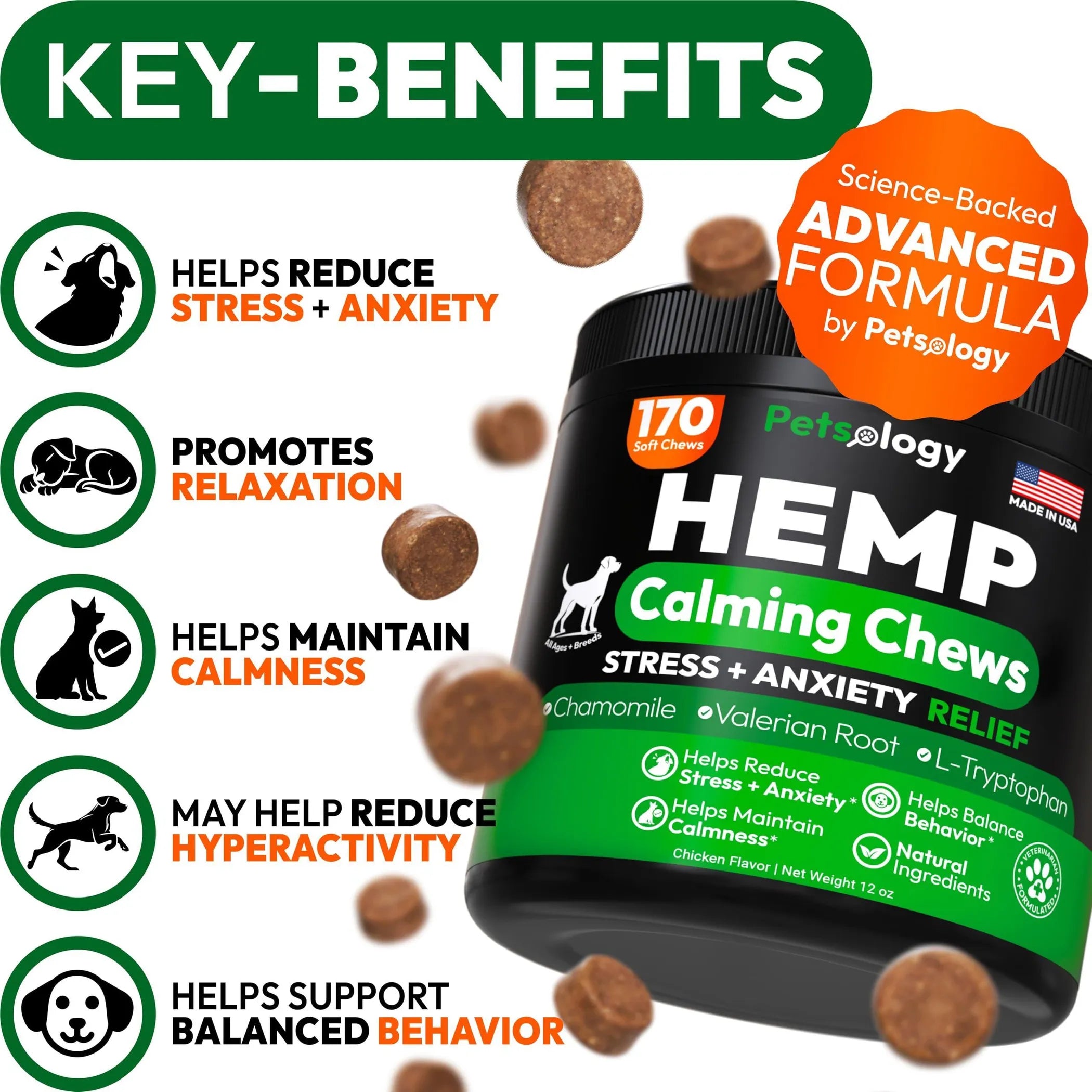 Hemp Calming Chews for Dogs