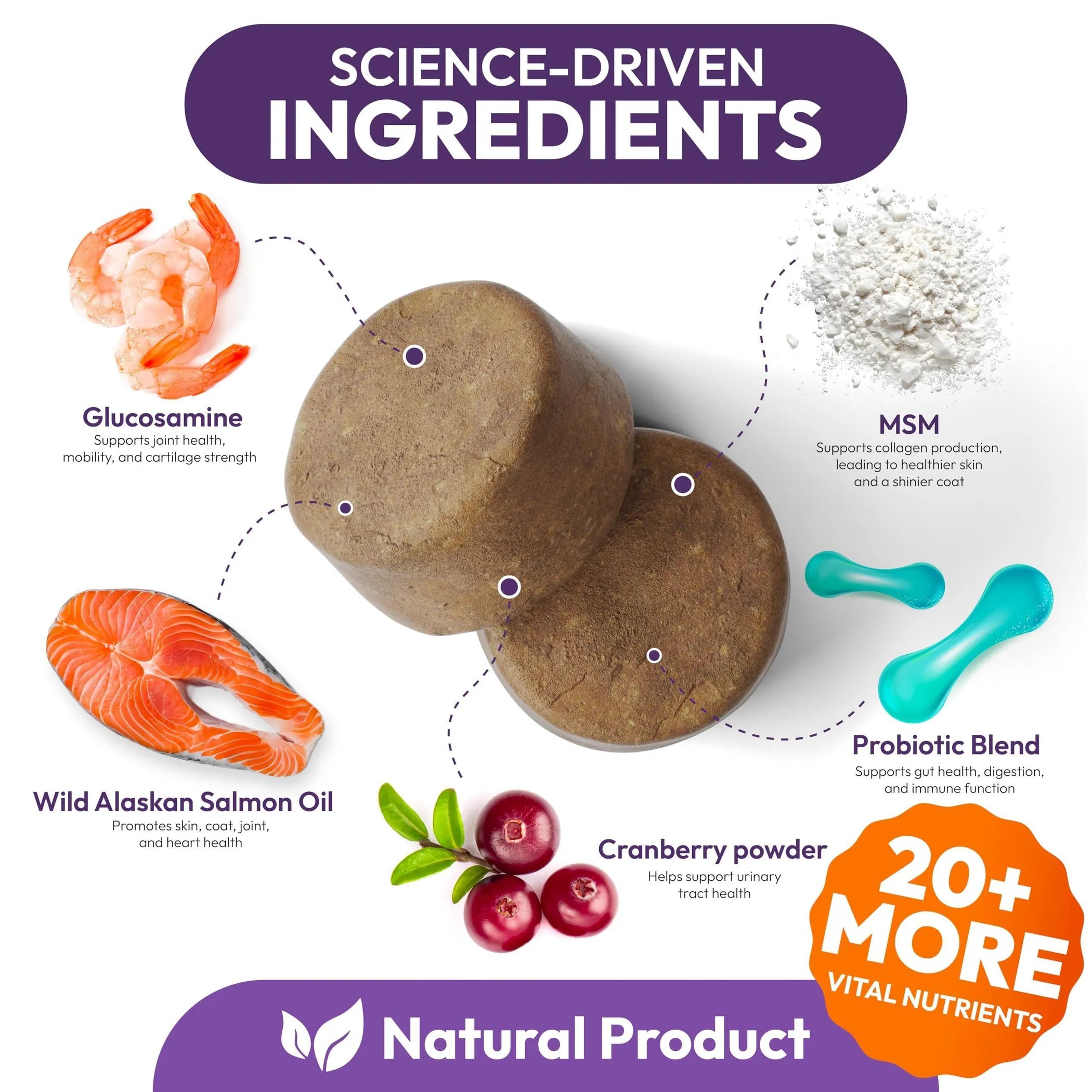 Multivitamin Chewable Dog Vitamins and Supplement