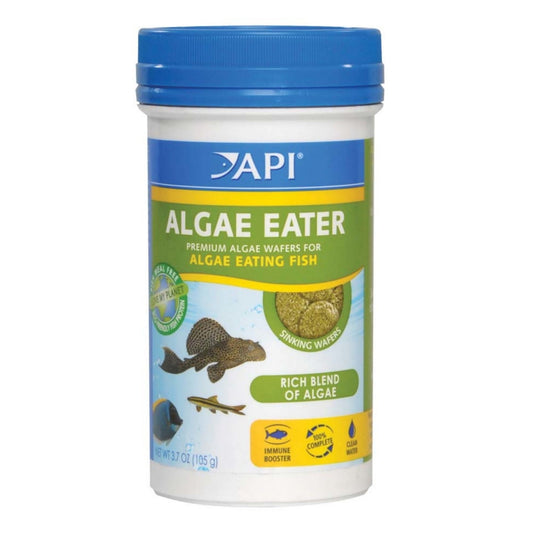 API Algae Eater Premium Sinking Wafer Fish Food 1ea/3.7 oz.
