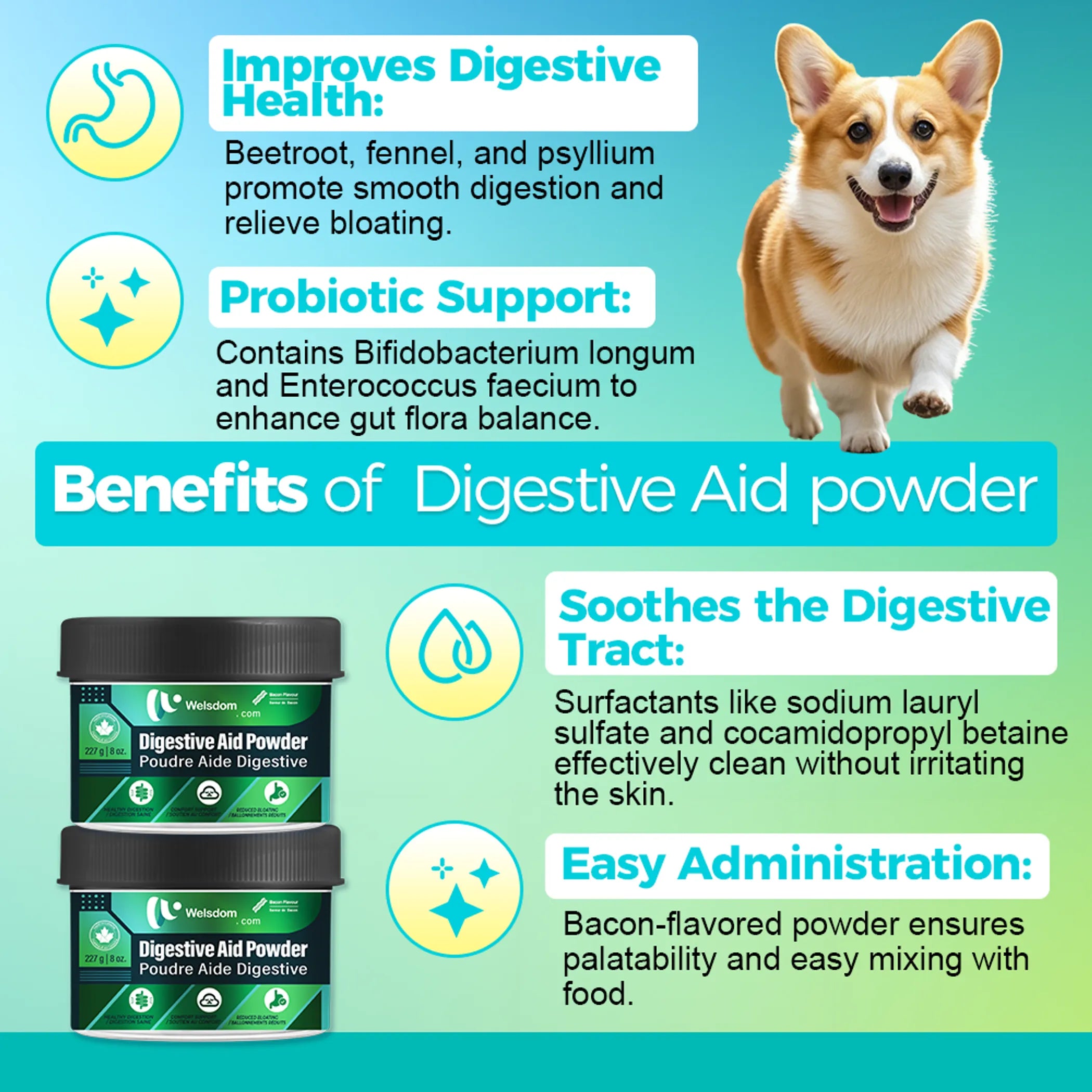 Dog Digestive Aid Powder