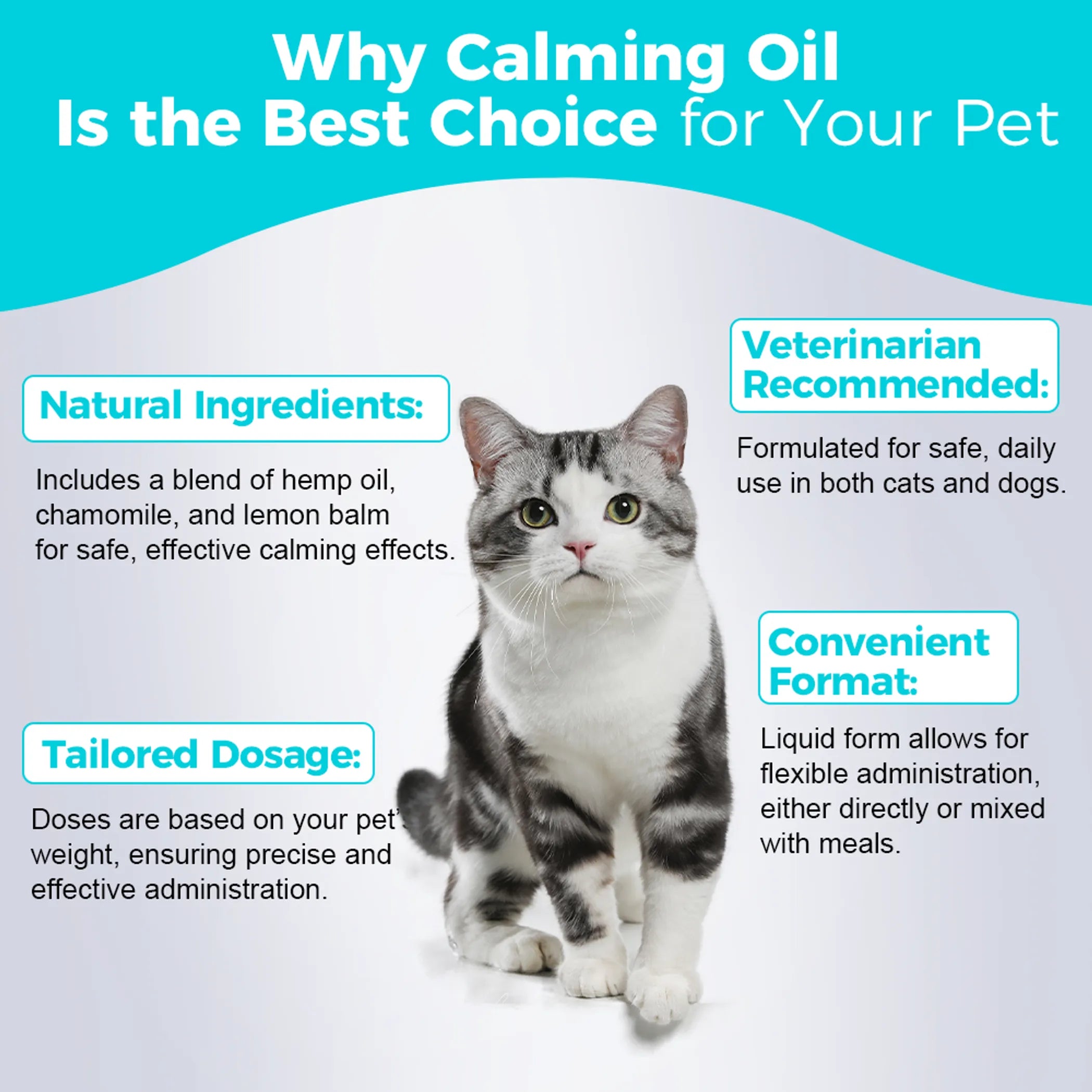 Paws & Relax! Canadian Calming Oil  60mL for Pet Tranquility