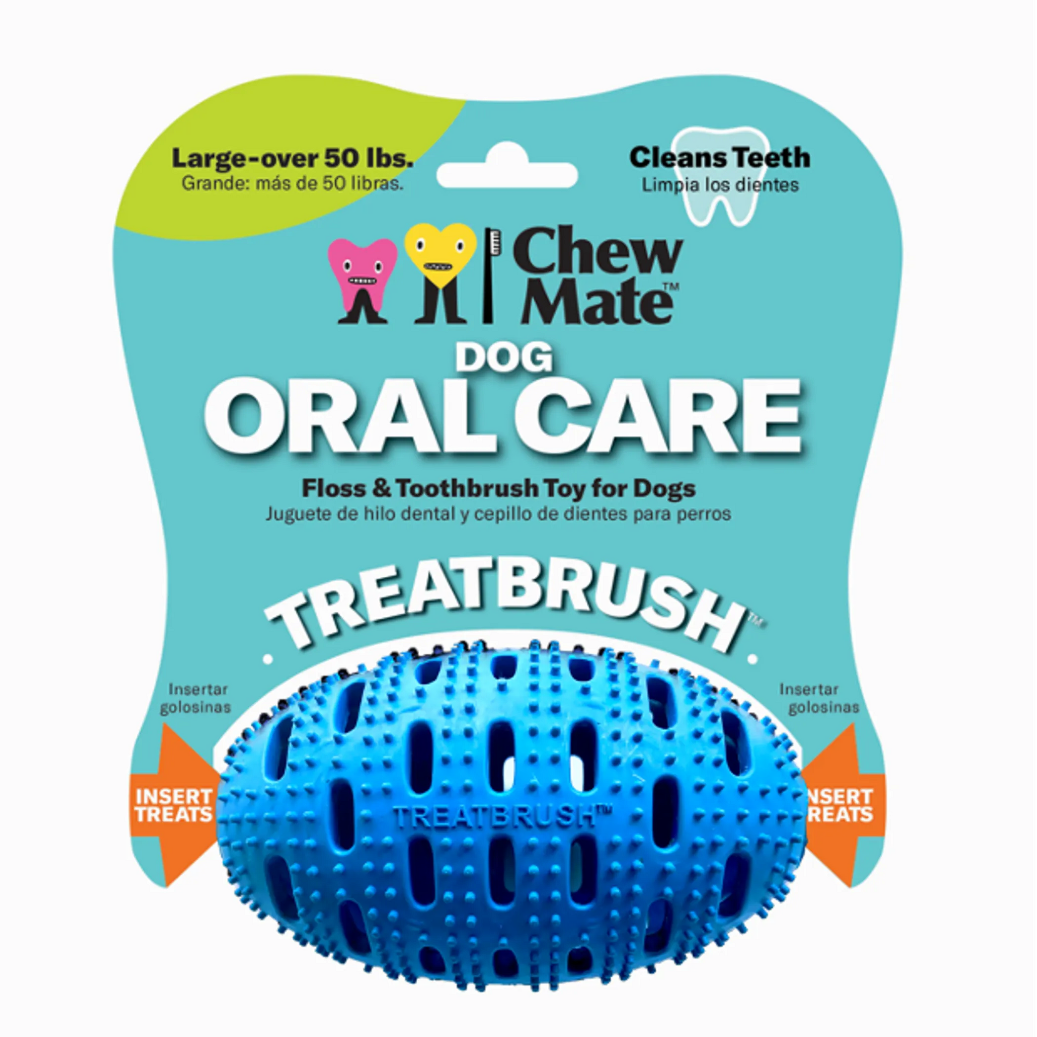 Natural Rubber Football Oral Care Toy