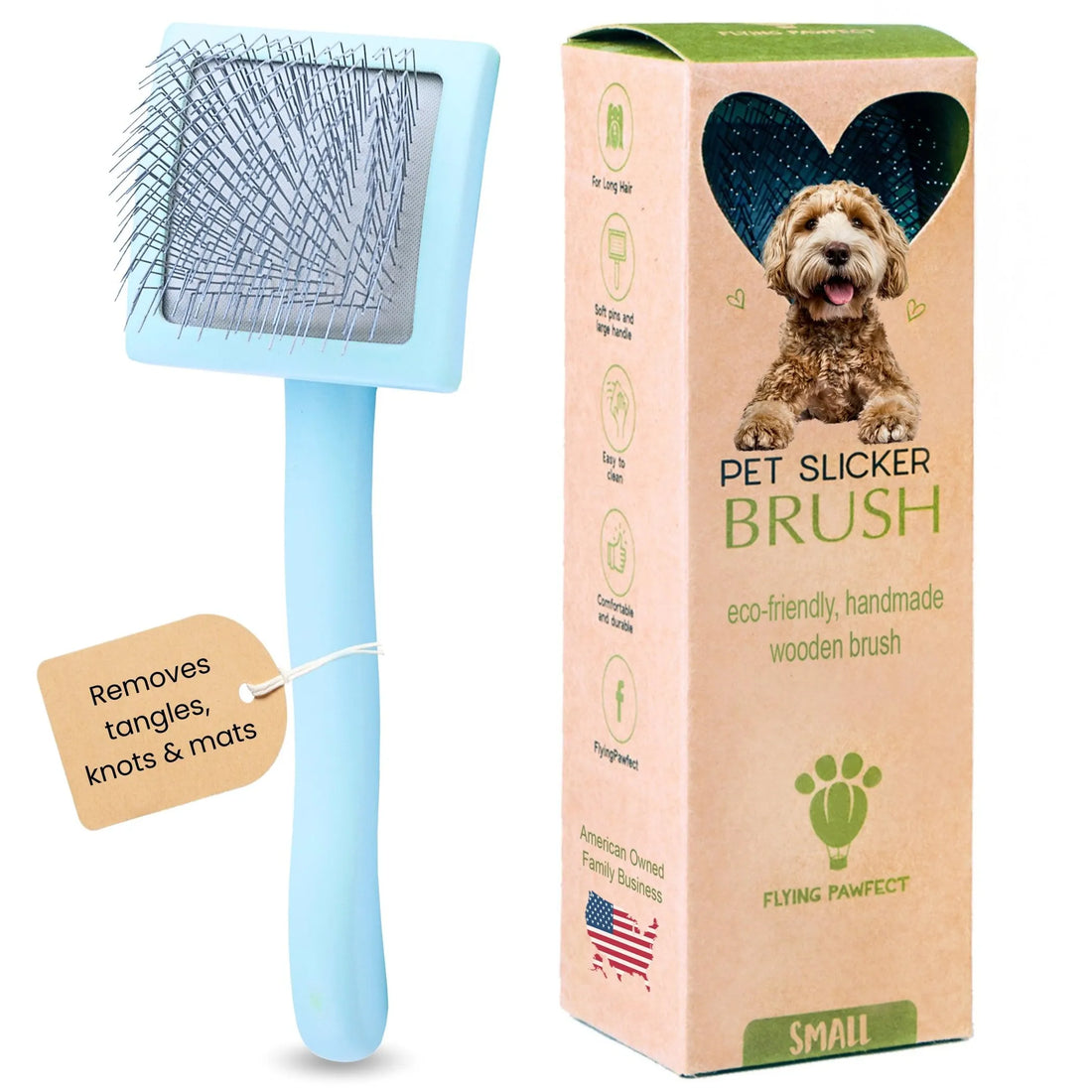 Curved Slicker Brush - Baby