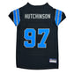 Aidan Hutchinson Alternate Black Pet Jersey (Det) - Pets Perfect