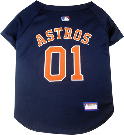 Houston Astros Dog Jersey - Pets First MLB Licensed Pet Jersey, LG/1