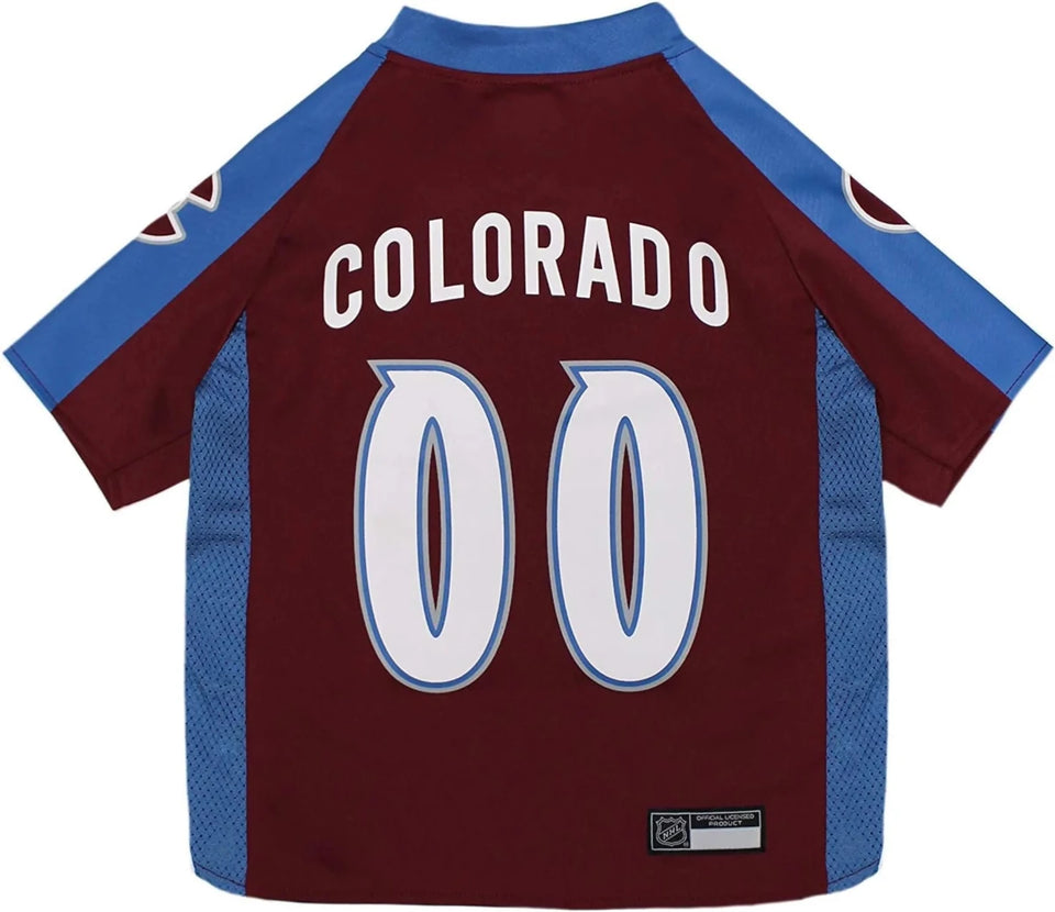 Colorado Avalanche Dog Jersey - NHL Licensed Pet Apparel, view 6
