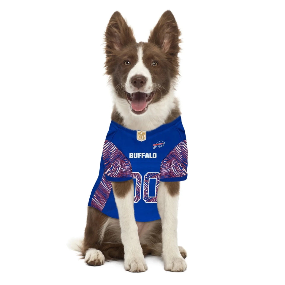 Buffalo Bills NFL Zubaz Dog Jersey, view 6