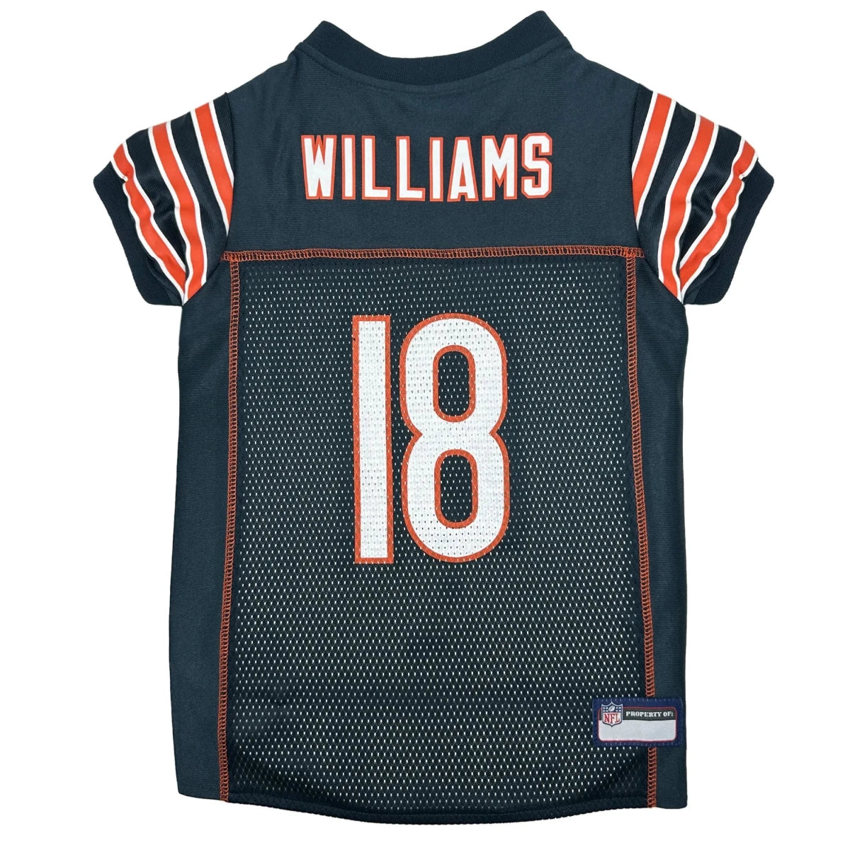 Caleb Williams Pet Striped Jersey (CHI) - Pets Perfect