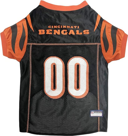 Cincinnati Bengals Pet Striped Jersey - Pets Perfect