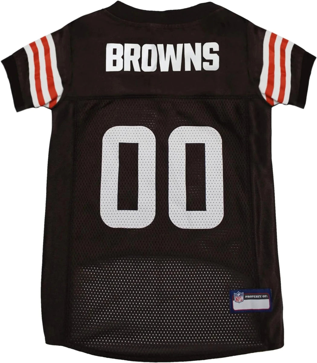 Cleveland Browns Pet Striped Jersey - Pets Perfect