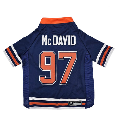 Connor McDavid NHLPA Dog Jersey - Pets First, LG/1