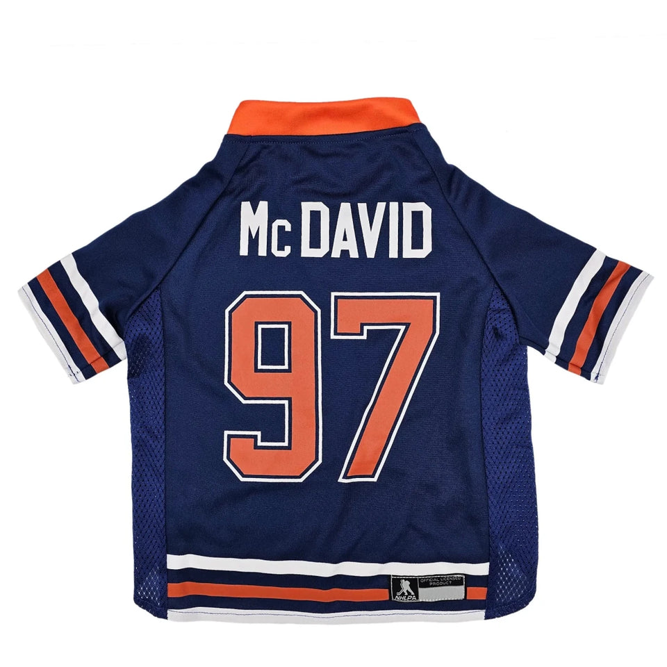 Connor McDavid NHLPA Dog Jersey - Pets First, XS/1, view 5