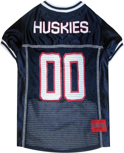 UConn Huskies Pet Jersey - NCAA Mesh Dog Jersey by Pets First, XL/1