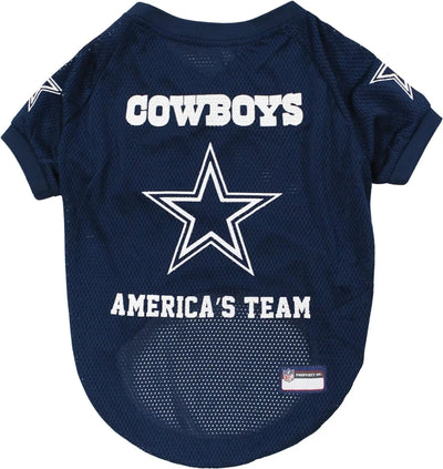 Dallas Cowboys NFL Raglan Jersey for Dogs, LG/1