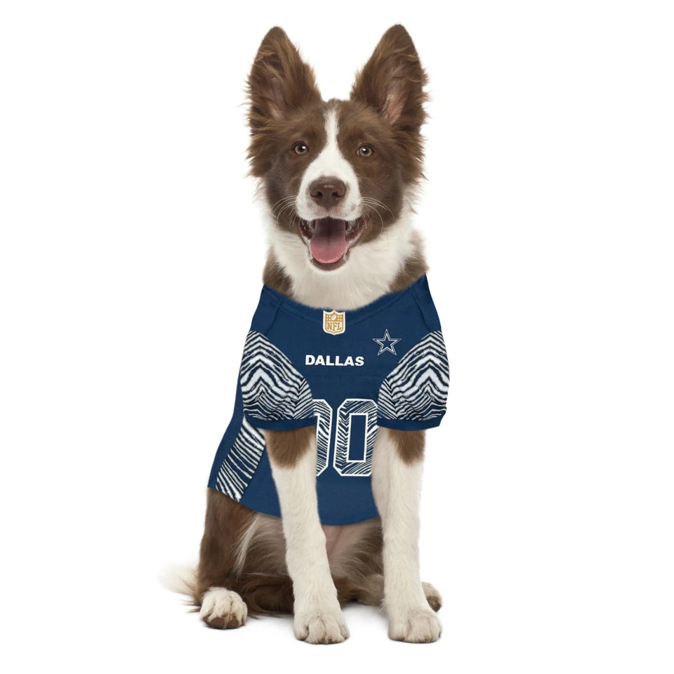 Dallas Cowboys NFL Zubaz Dog Jersey, view 11