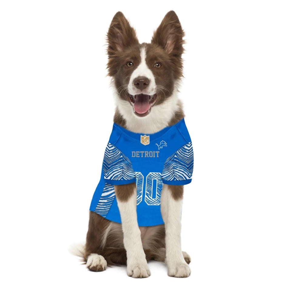 Detroit Lions NFL Zubaz Dog Jersey, view 6