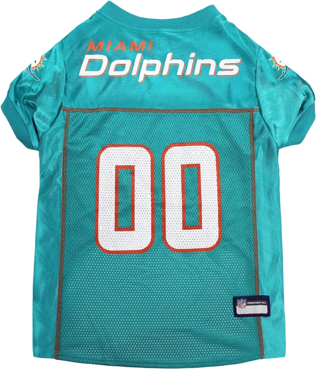 Miami Dolphins Pet Striped Jersey - Pets Perfect