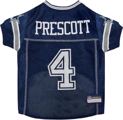 Dak Prescott Dog Jersey - Dallas Cowboys - Pets First, Team colors/LG