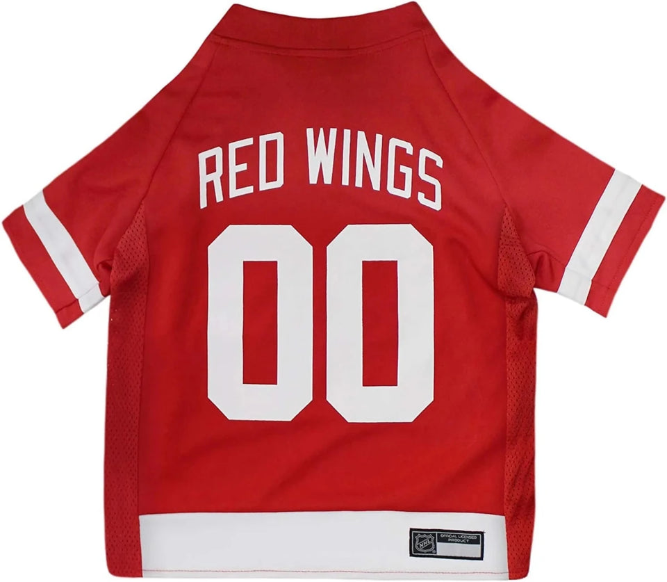 Detroit Red Wings Dog Jersey - NHL Officially Licensed Pet Apparel, SM/1, view 3