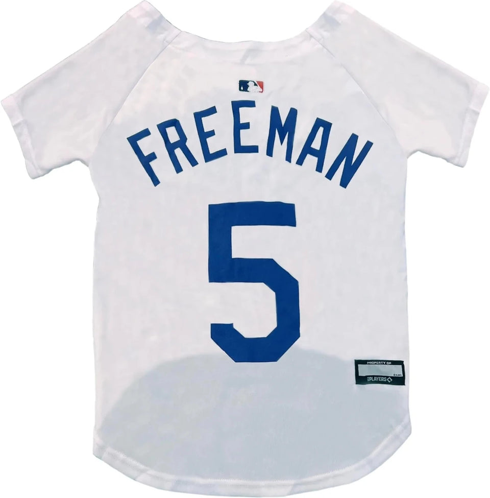 Freddie Freeman Dog Jersey - LA Dodgers by Pets First, LG/1