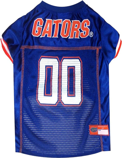 Pets First Florida Gators NCAA Mesh Dog Jersey, Dog Apparel, 3 XL/1