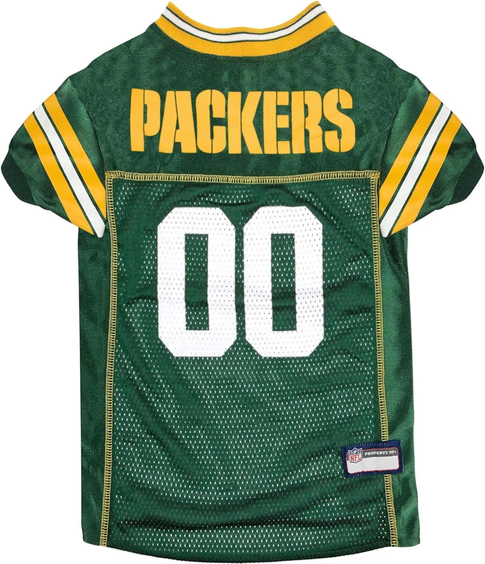 Green Bay Packers Pet Striped Jersey, view 7