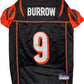 Joe Burrow Pet Jersey (Cin) - Pets Perfect
