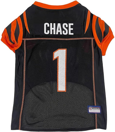 Ja'Marr Chase Cincinnati Bengals NFLPA Dog Jersey, Team colors/LG