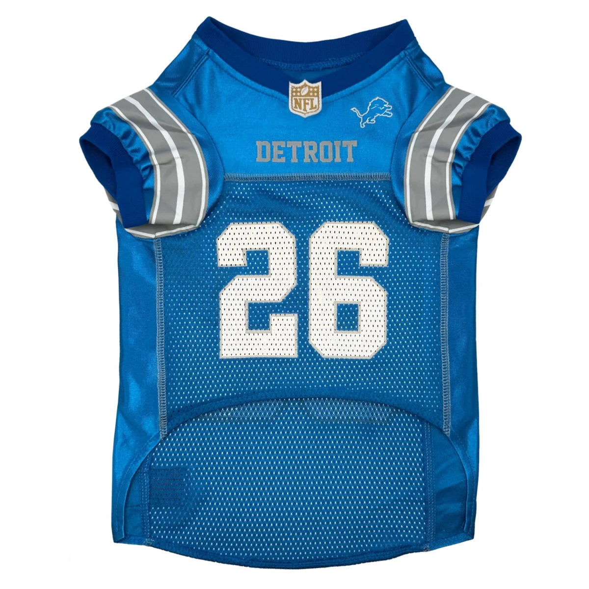 Jahmyr Gibbs Pet Striped Jersey (Det) - Pets Perfect