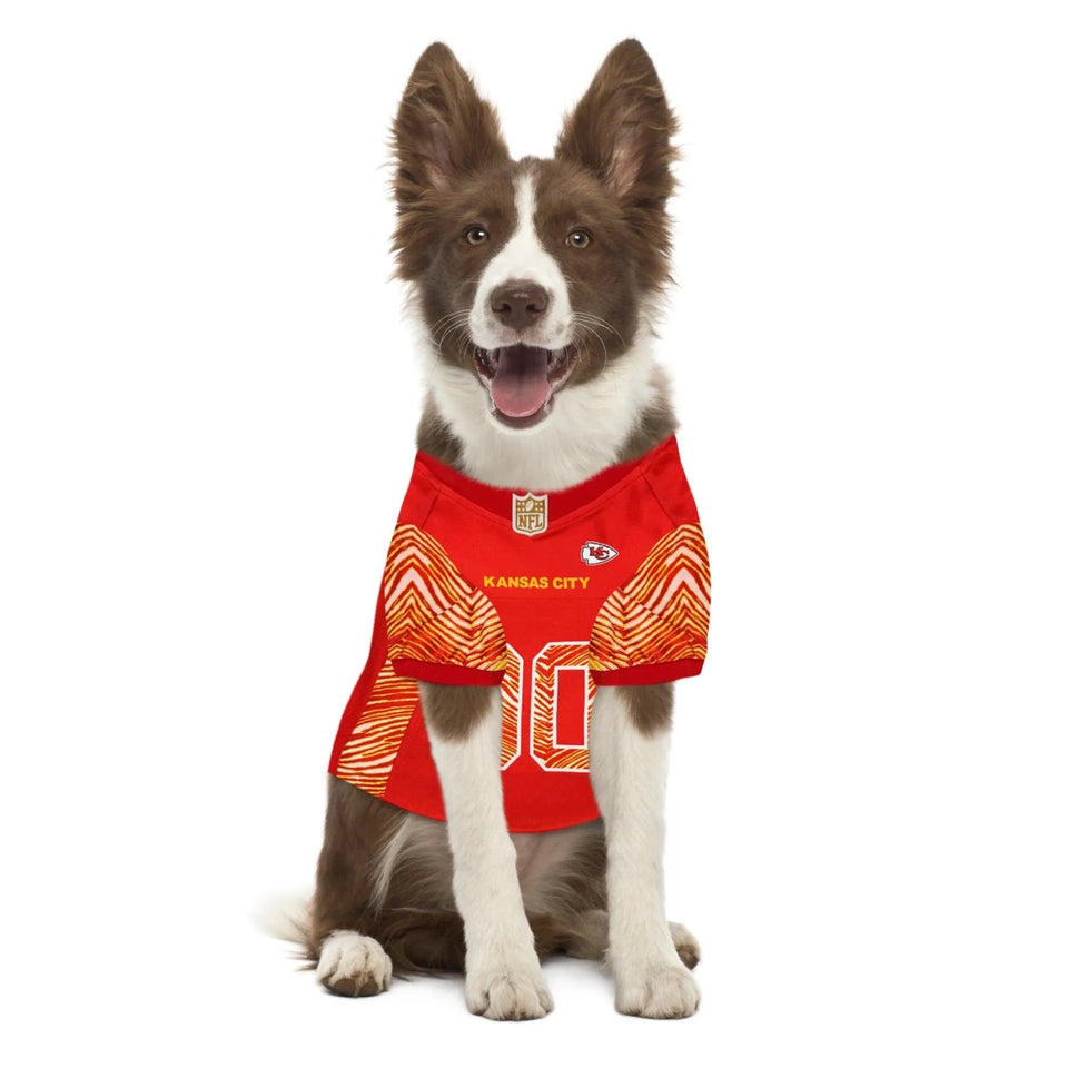 Kansas City Chiefs NFL Zubaz Dog Jersey, view 11