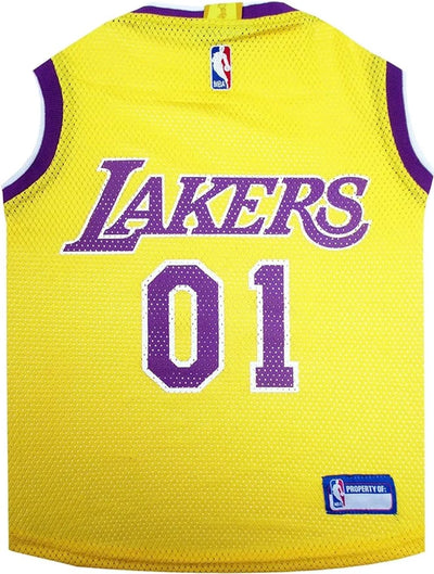 LA Lakers NBA Mesh Jersey for Dogs, LG/1