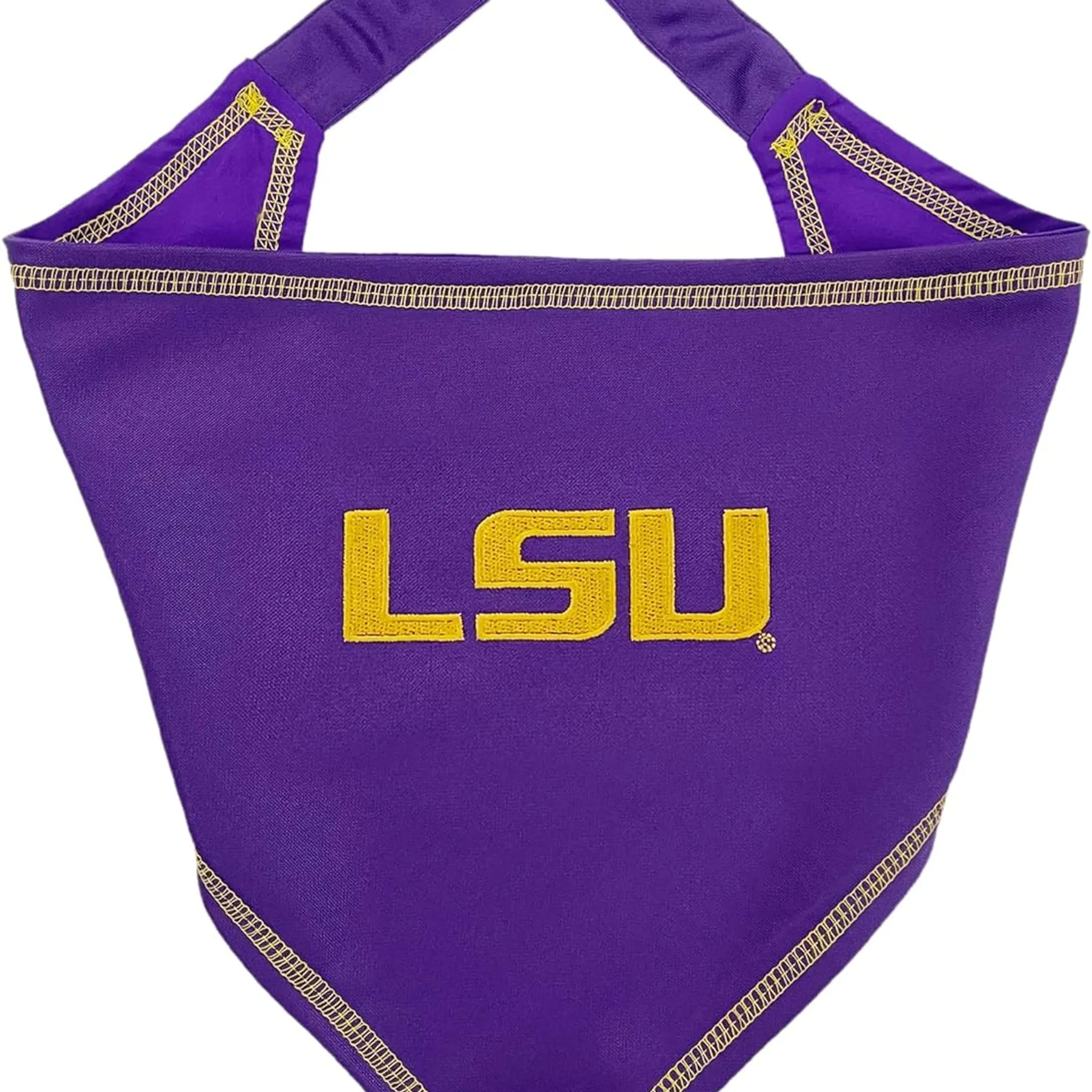 LSU Tie Around Bandana