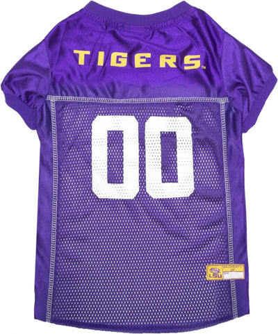 LSU Tigers NCAA Mesh Pet Jersey by Pets First, LG/1