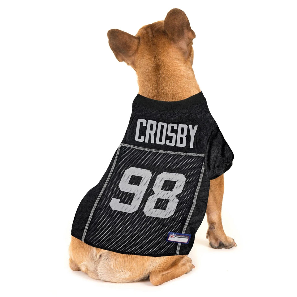 Maxx Crosby Dog Jersey - Las Vegas Raiders NFL Pet Jersey, view 10
