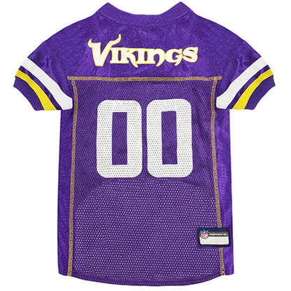 Minnesota Vikings Pet Striped Jersey - Pets Perfect