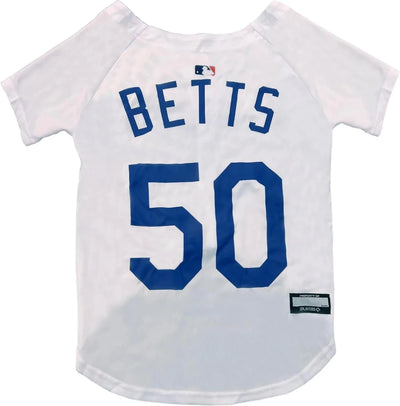 Mookie Betts Dog Jersey - LA Dodgers by Pets First, LG/1