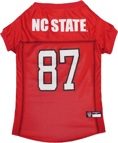 NC State Wolfpack Dog Jersey - Pets First NCAA Licensed Pet Jersey, LG/1