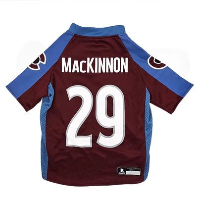 Nathan MacKinnon NHLPA Dog Jersey - Pets First, LG/1