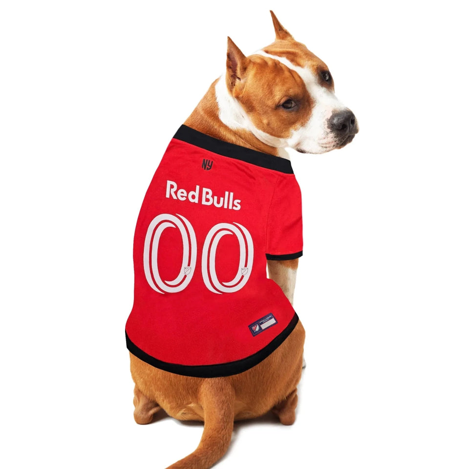 New York Red Bulls Dog Jersey - MLS Soccer Pet Jersey, XS/1, view 5