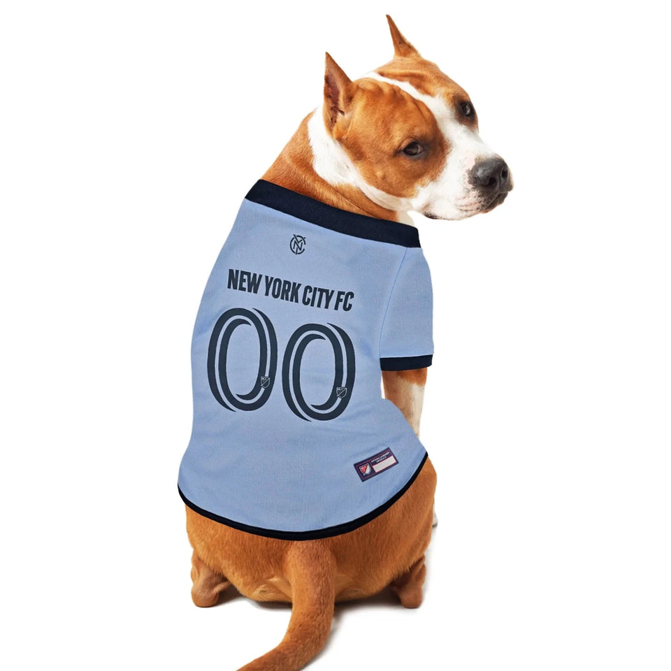 New York City FC Dog Jersey - MLS Soccer Pet Jersey, XS/1, view 5