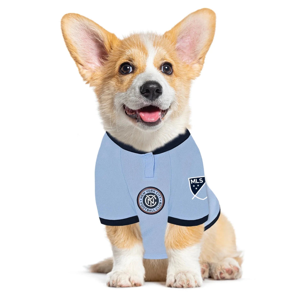 New York City FC Dog Jersey - MLS Soccer Pet Jersey, view 6